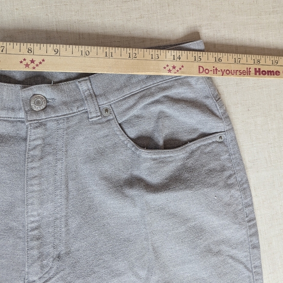 Lauren Ralph Lauren Gray Straight Leg Jeans Cotton Spandex Size 12 - Picture 9 of 12